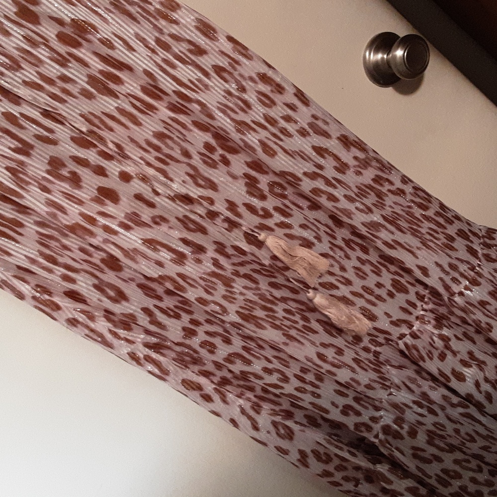 Maxi sheer animal print dress - Picture 4 of 6